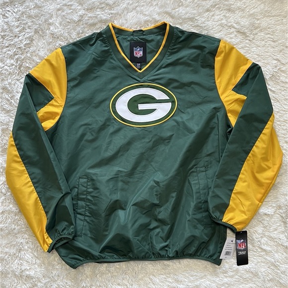 G-III Other - Genuine NFL Green Bay Packers Pullover Windbreaker Green Mens Size XL